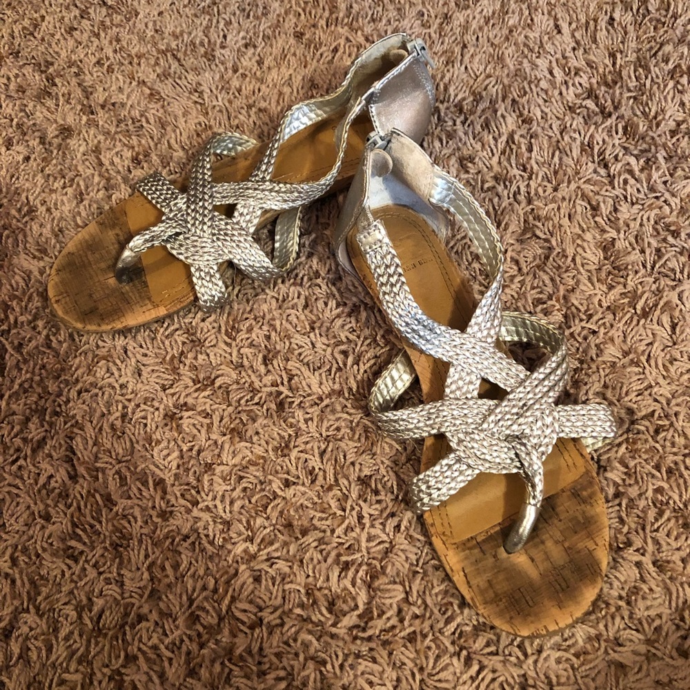 Gianni Bini Silver Sandals